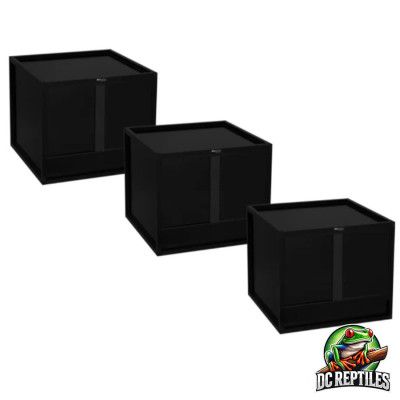 3x BLACK TERRA 60X60X60