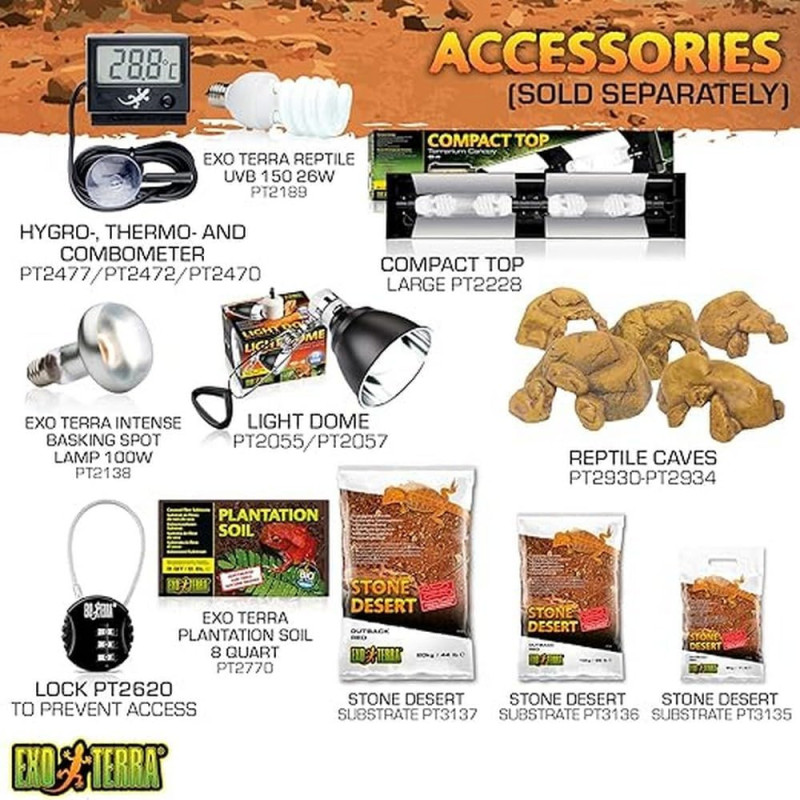 Exo Terra terrarium 60x45x60cm